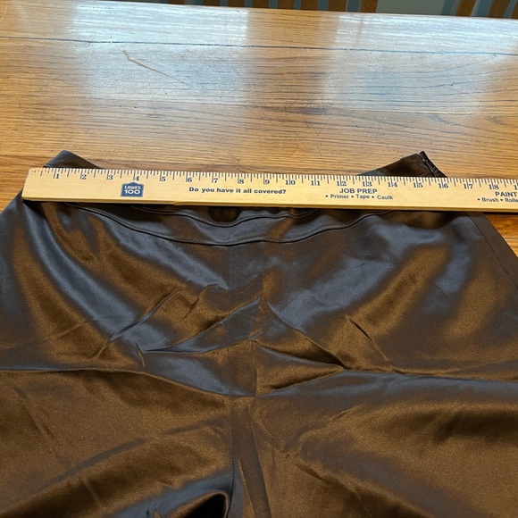 Talbots 100% Silk Chocolate Color Dress Pants Size 12 - Picture 9 of 10